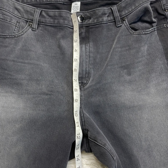 LANE BRYANT High Rise Raw Hem Skinny Jeans - Picture 7 of 10